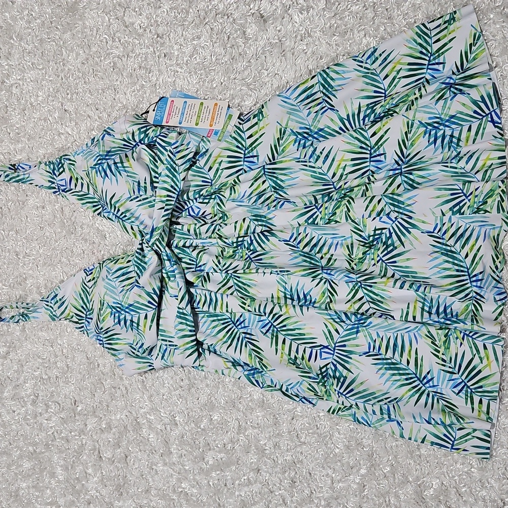 Simply Fit One Piece Swim Dress Size 2X